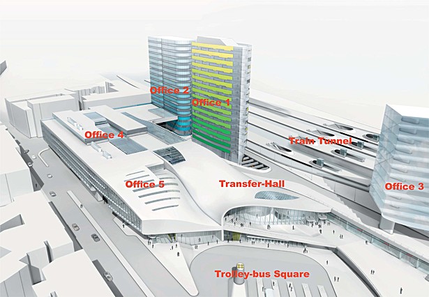 Visualisation of the Masterplan