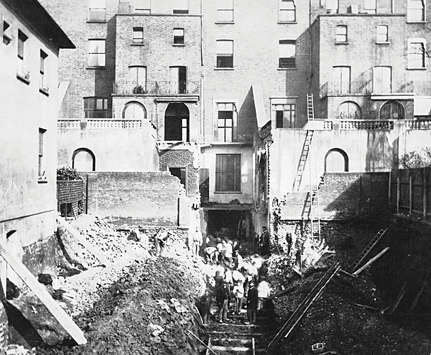 Site c. late 1867 (permission of use from Science Museum, London)