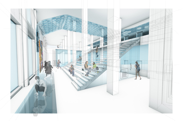 Sketchy concept for community spaces