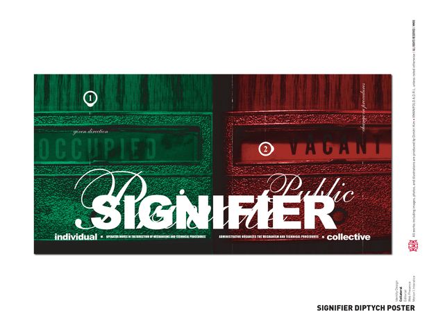 Signifier Diptych Poster