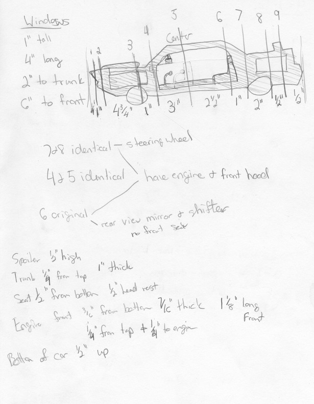 Sketches/Ideas for Chipboard Models