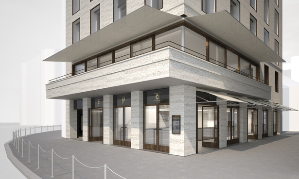 Ground floor entrance visualisation for tender package