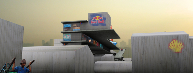 stacked kampung / along factory labor zone solution