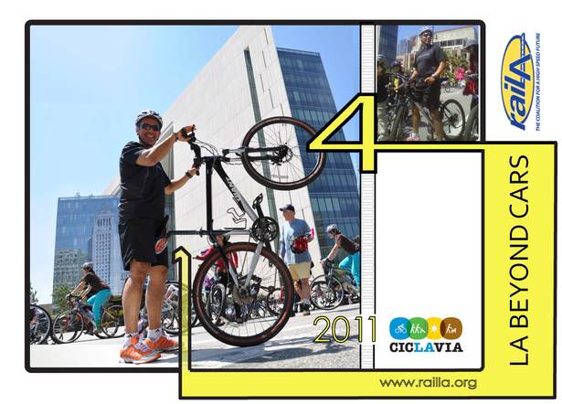 Villaraigosa at Ciclavia