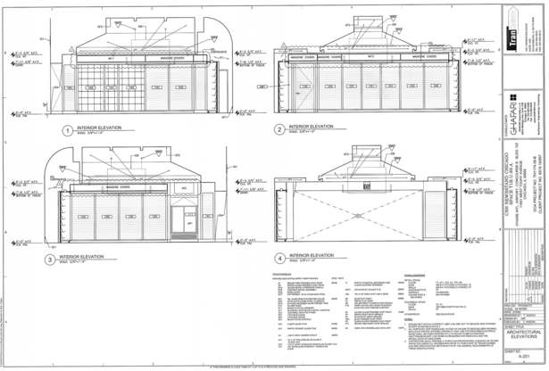 CNN Newsstand Interior Elevations