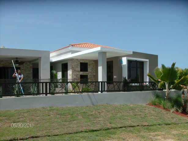 Rear facade