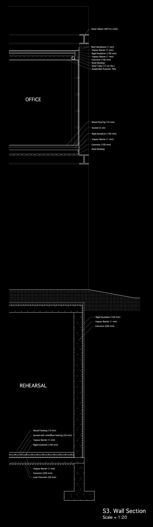 1:20 Wall Section