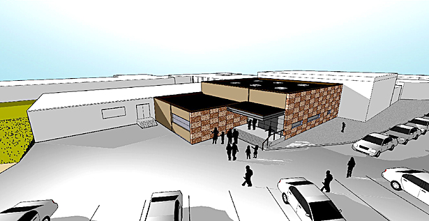 Exterior Render - bird's eye