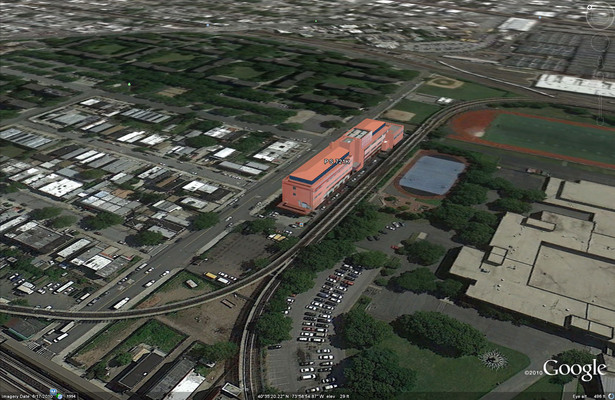 I made the model of the school and submitted to Google