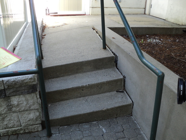 Access stairs before work