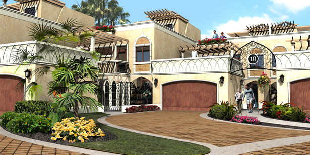typical entry at townhouse