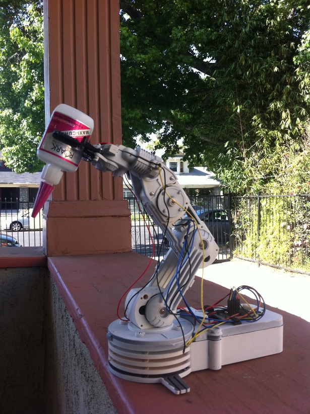 4 axis CNC Glueing robotic Arm