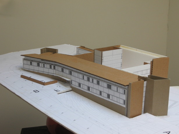 Cardboard study model