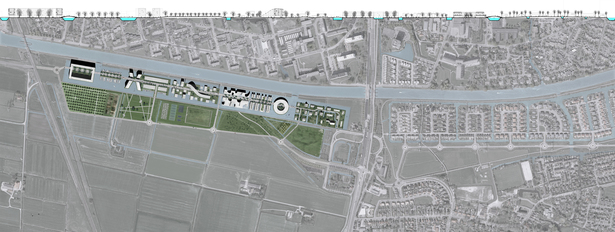 Site Section and Plan Rendering