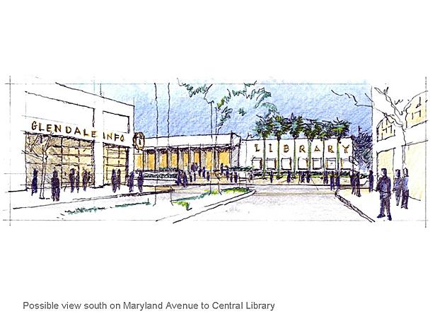 drawing by Alan Loomis / Glendale Urban Design Studio