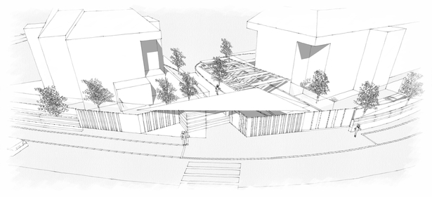 design of the main entrance 