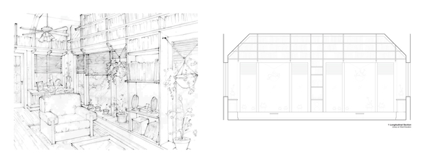 Leavenworth House Remodel Library Elevations