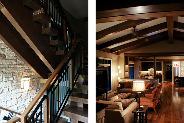 Karr Residence. Interior. Stair / Main Floor