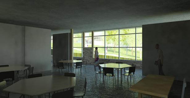 View from Inside Modular Classroom