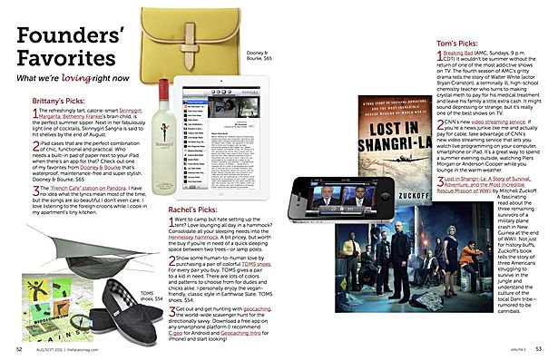 [selection from] Founders' Favorites
