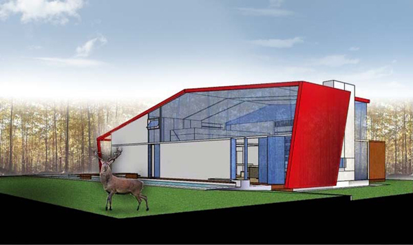 modern cabin