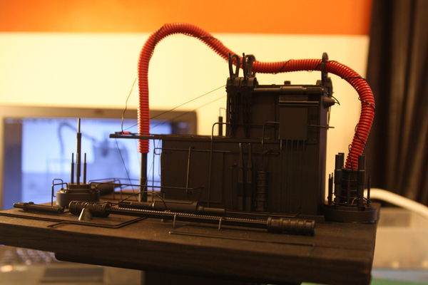 final physical model from found objects