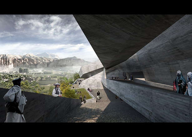 framing the view towards the Bhuddas