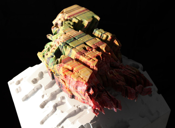Color striation study model