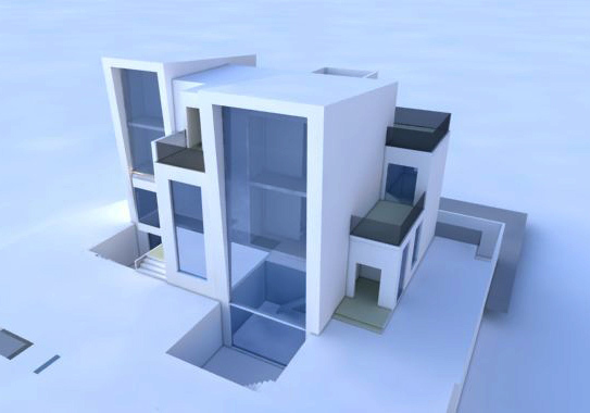Modeled in Sketch UP