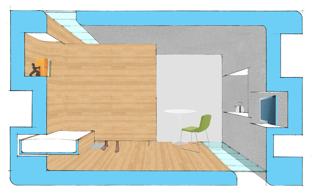 Single unit cross section.