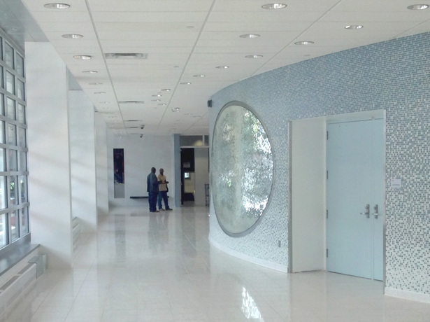 View of Upper Level Lobby outside Auditorium