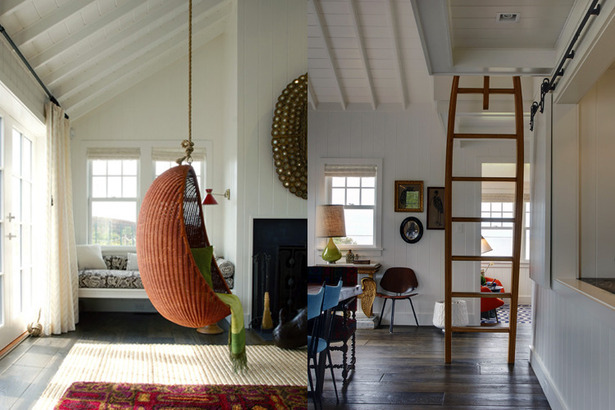 Wauwinet Ramble Living Room/Dining Area. Photo: T.G. Olcott