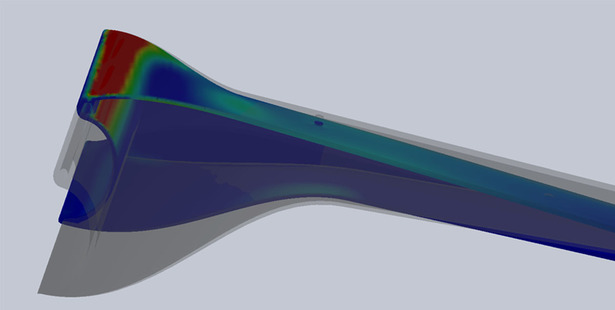 Pancu Residence - Signature Stair FEA Results (Image: CRAFT)