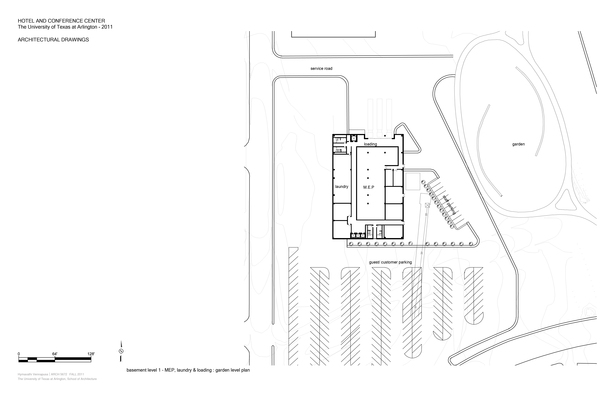 Garden-level plan