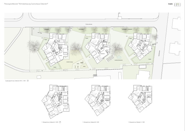 Ground & first floor plans