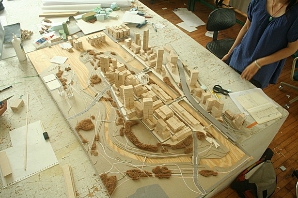Scaled Model Area: 125 hectare (308 acre)