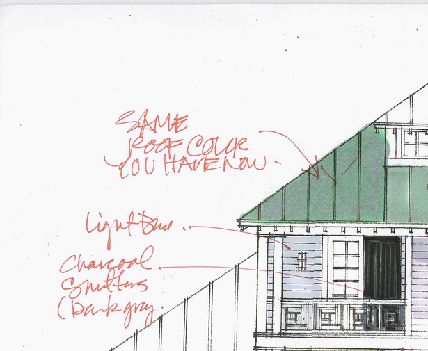 Design detailing-Red lines