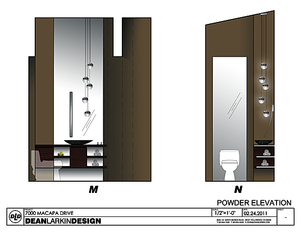 Master Bathroom - elevation