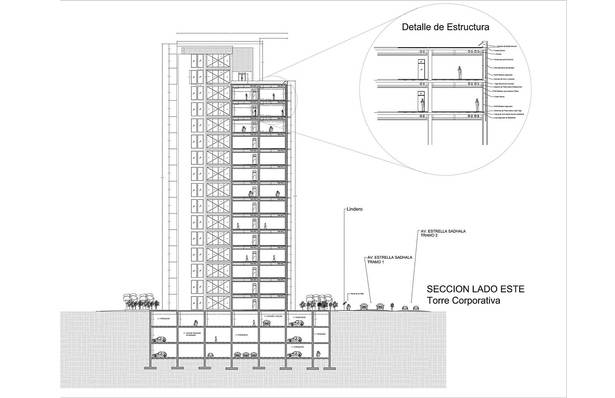 Building Section. Tower