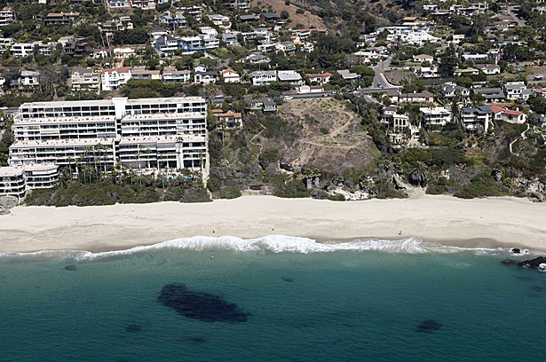 view of existing site on coast in South Laguna
