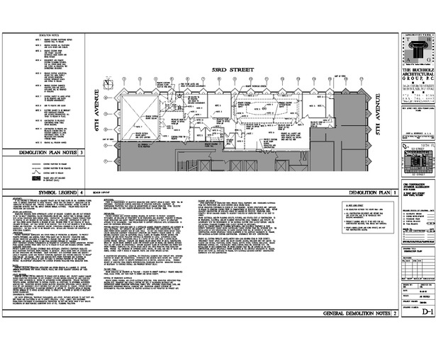 Demolition plan
