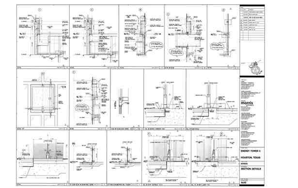 Exterior wall details - Sample drawing