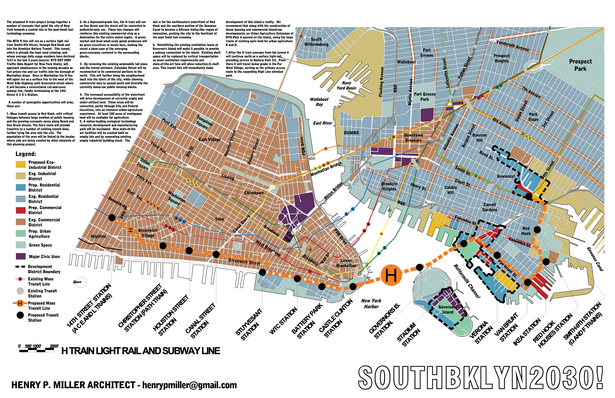 H Train Route Map