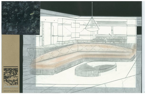 Penthouse Addition | Interior Hand-Sketch