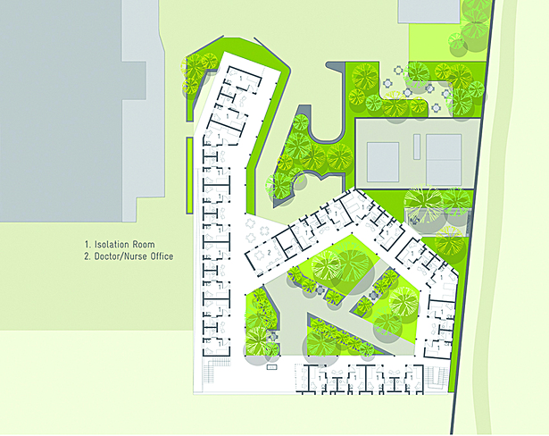 Second Floor with Site Plan