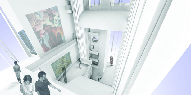 Interior Render_Lightwell museum
