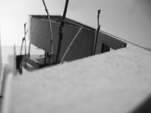 final model + view from back looking into garden