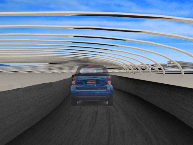 1 | Entry into Parking Area from Interstate