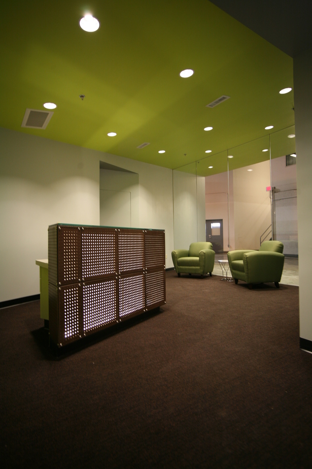 Lobby with Reception Desk