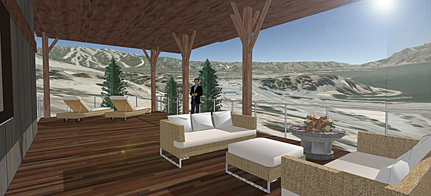 Covered Outdoor Deck